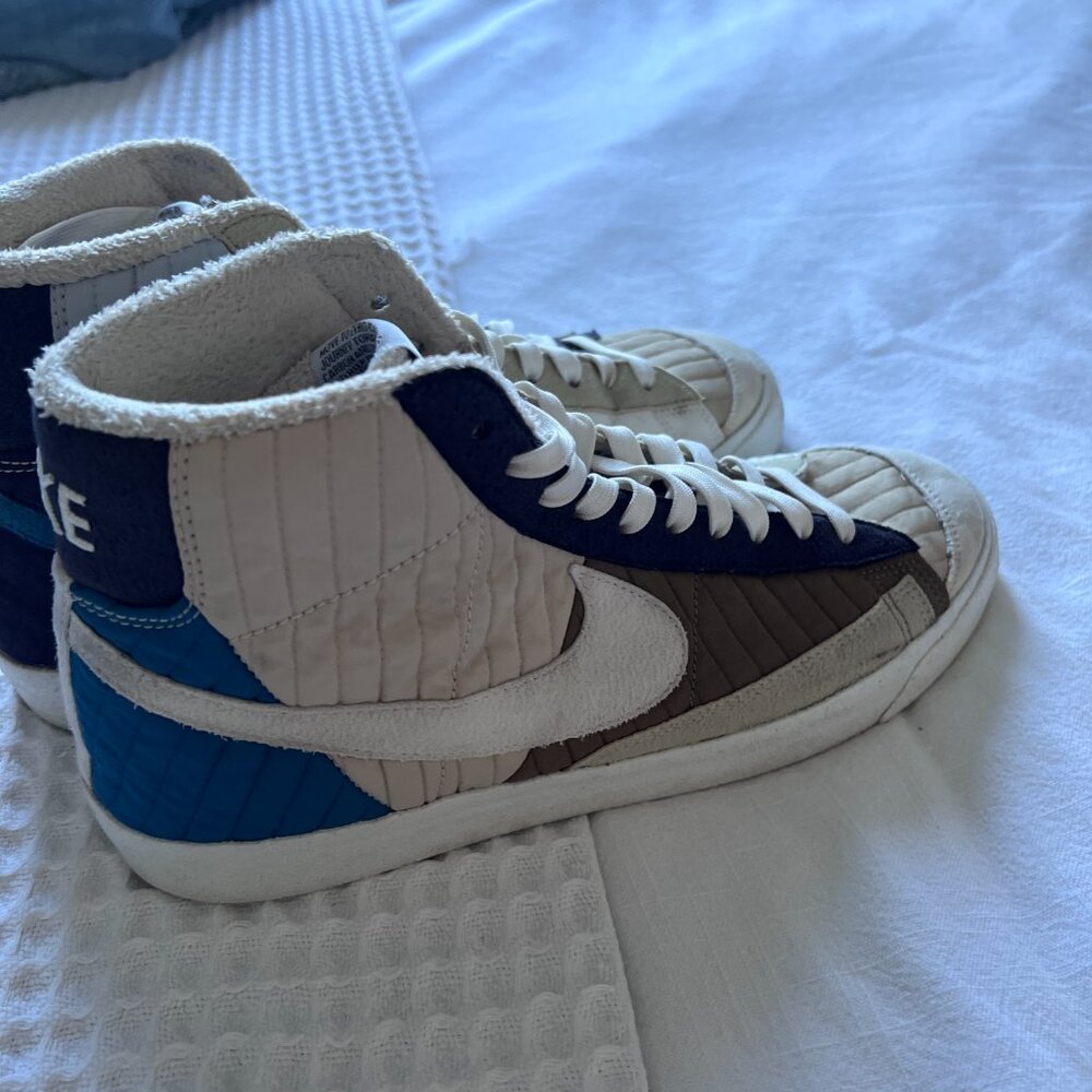 Nike Men's Blazer Mid 77 Premium Sneaker - Patchwork - Picture 3 of 9